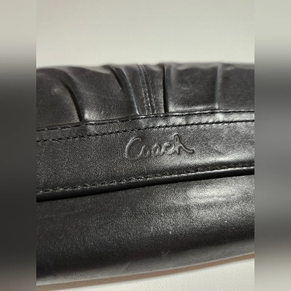 Black Leather Coach Wallet - Picture 2 of 6